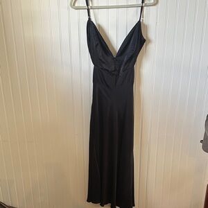 Bardot Black Knot Detail Dress